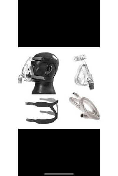 Bmc Ivolve F2 Tam Yüz Full Face Cpap Maskesi L Beden, Kafa Bandı Ve Hortum