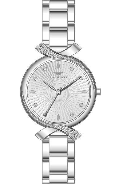 FERRO Silver Steel Cord Women's Wristwatch Fl21254a-a Fl21254a-a