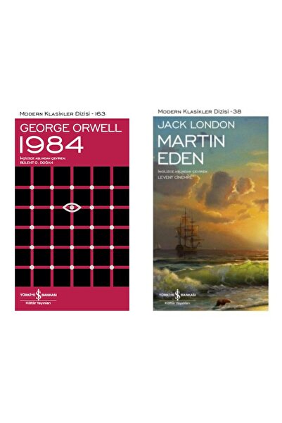 TÜRKİYE İŞ BANKASI KÜLTÜR YAYINLARI Martin Eden Jack London + 1984 George Orw...