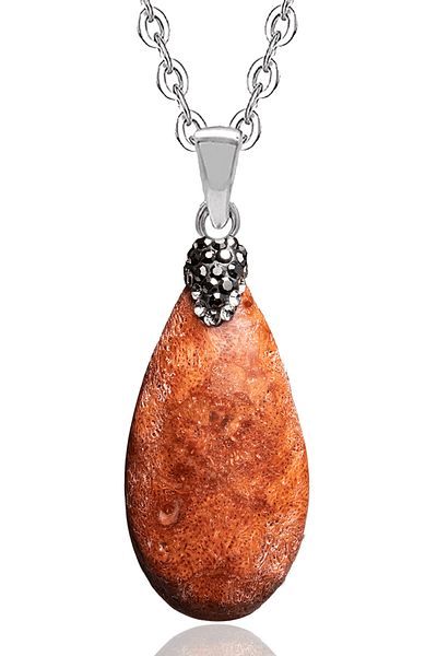 Tesbih Atölyesi Certified Natural Red Coral Stone Necklace