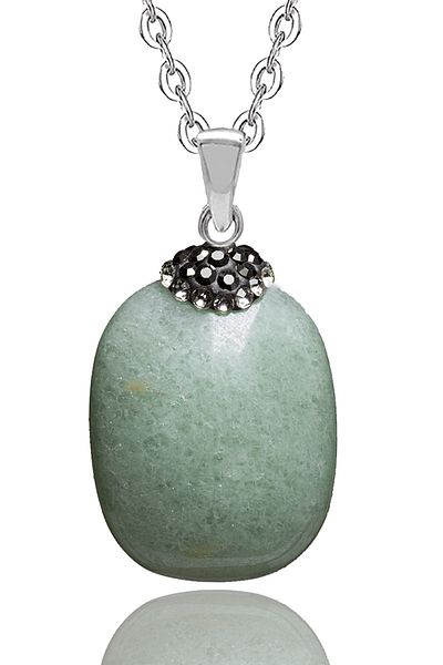 Tesbih Atölyesi Certified Aaa Quality Natural Aventurine Stone Necklace