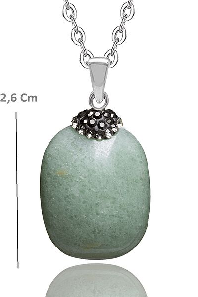 Tesbih Atölyesi Certified Aaa Quality Natural Aventurine Stone Necklace