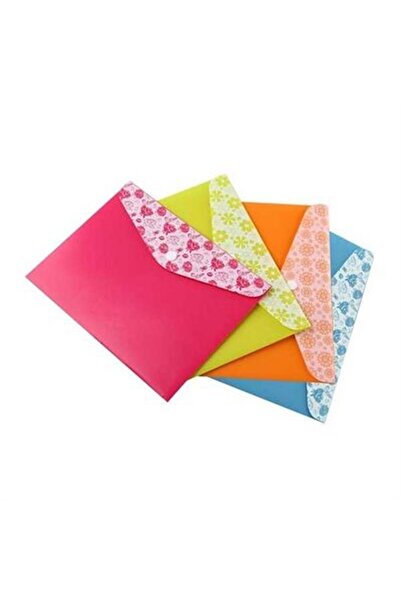 Comix A5 Desenli Çıtçıtlı Evrak Zarfı A1860 10 Lu