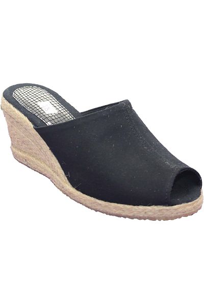 GokceKundura06 Papuci de damă cu toc de 7 cm de paie