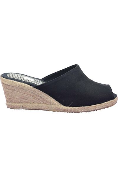 GokceKundura06 Papuci de damă cu toc de 7 cm de paie