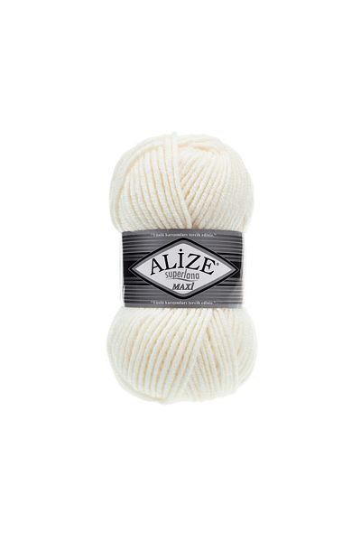 Alize Superlana Maxi Πλεκτό Χειροποίητο Σπίτι Κρέμα 062