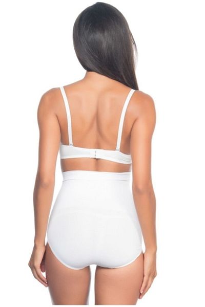by İGP Corset alb fără cusături pentru femei, cu caracteristici de masaj și fără marcaj