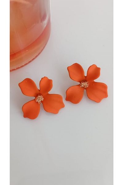İLKYAZ Flower Patterned Accessory Earrings