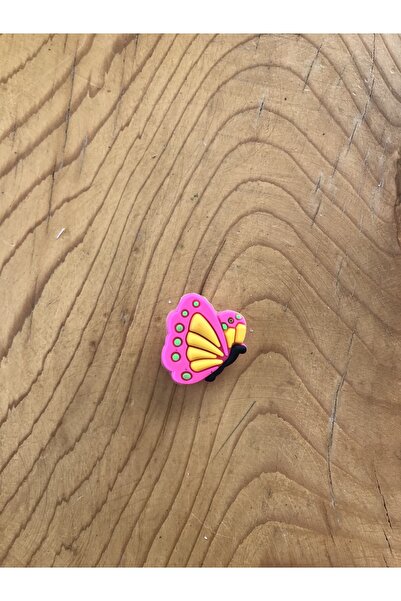 Crocs Jibbitz Terlik Süsü Pembe Kelebek