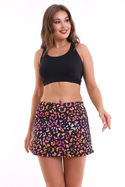 Aykum Mayo Moon Sand Sports and Tennis Skirt Suitable for Daily Use with Shorts Inside