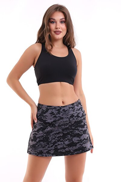 Aykum Mayo Moon Sand Sports and Tennis Skirt Suitable for Daily Use with Shorts Inside