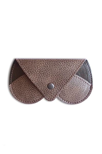 ViP GiFT Glasses Case Glasses Container Faux Leather Vegan Leather Owl Model