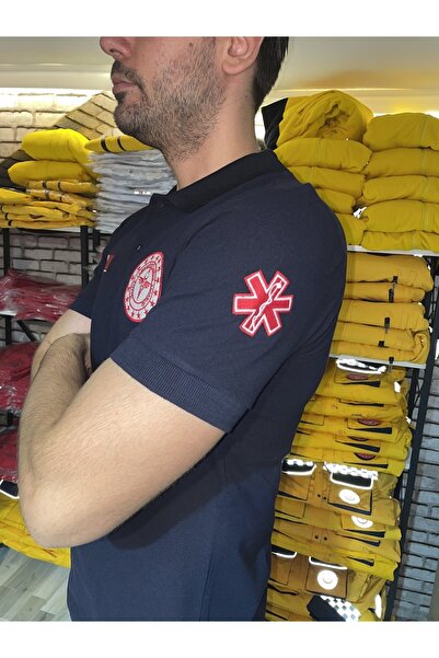 Mastex Lacivert 112 Acil Sağlık Ambulans Tişörtü