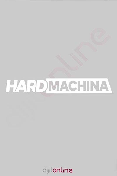 Dijitonline ملصق سيارة هارد ماشينا مقاس 30x4 سم