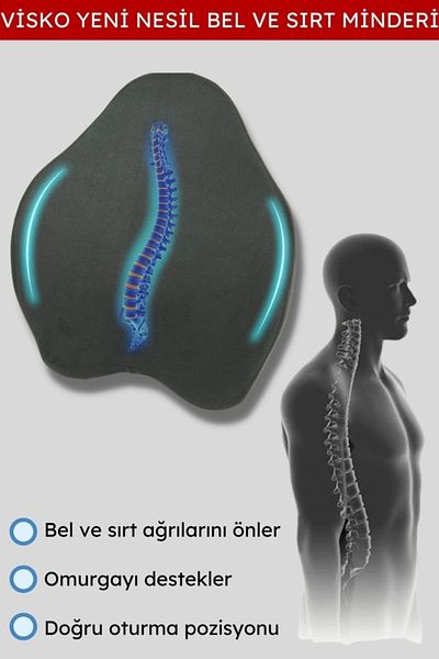 Viscomina New Generation Waist and Back Support Cushion Special Design Back Cushion