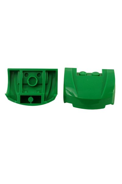 LEGO Original Accessory Custom Mudguard 3 X 4 X 1 Automobile Green Fender Hood 1 Piece Will Be Sent