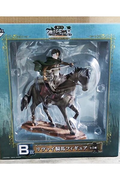 DÜKKAN DESİGN Attack On Titan Levi Ackerman Horse Riding Figür