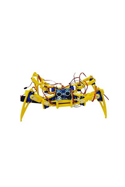 Arduino Emes Robotik Robot Örümcek Full Seti (MOTORLAR VE ELEKTRONİK DAHİL)örnek Kodlar Hediye