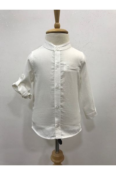 Çikoby Baby Boy Ecru Shirt