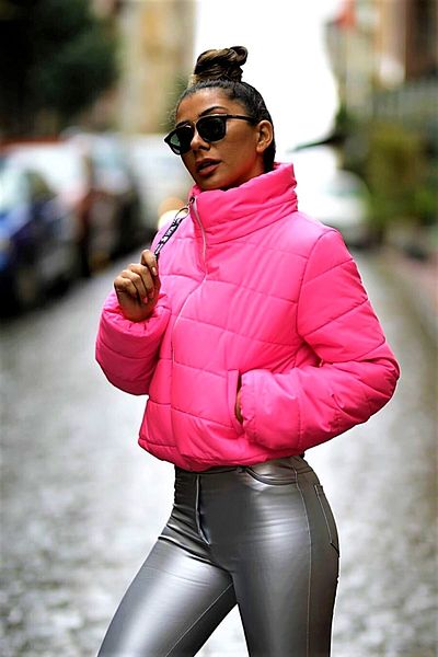 Bershka puffer jacket women's cheap