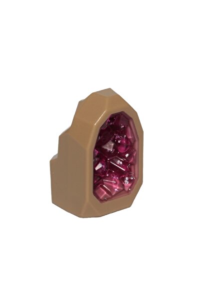 LEGO الملحق الأصلي مخصص Moc Rock 1 X 1 Mars Meteor Stone Rock Tan Pink قطعة و...