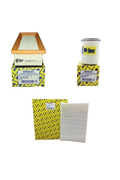 Genel Markalar Fiat Palio 1.4- Benzinli Filtre Bakım Seti 2015-sonrası 78 Bg [3lü-otodeposuset5252b]