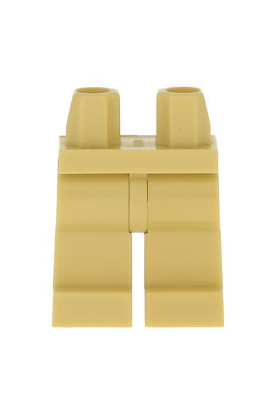 LEGO Custom Moc Minifigure - Solid Color Tan Trousers with Leg Detail, 1 Piece