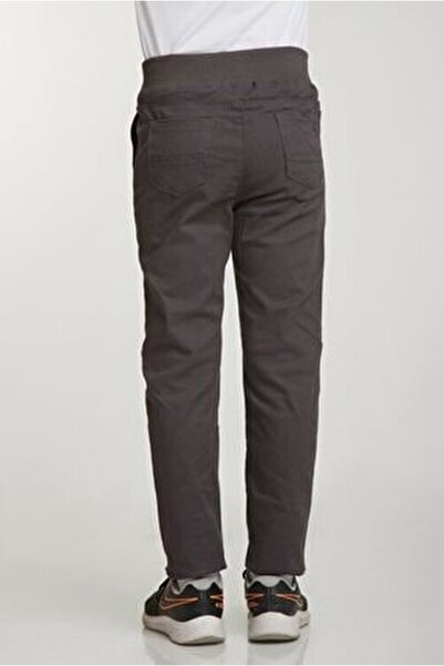 Nacar Unısex Likralı Kanvas Okul Pantolonu