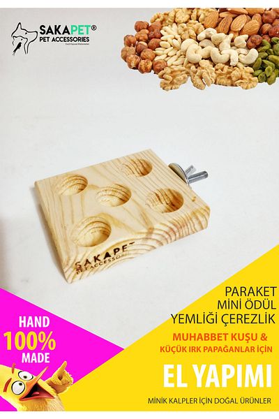 SAKAPET Mini Bird Snack Bowl Award Feeder