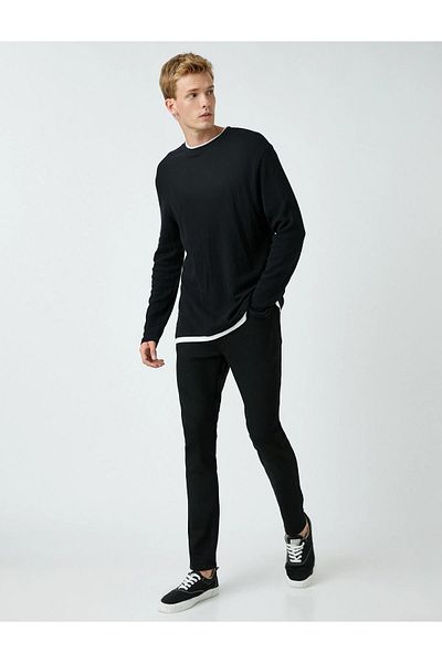 Koton 2kam43530md Ανδρικό Jean Παντελόνι Μαύρο