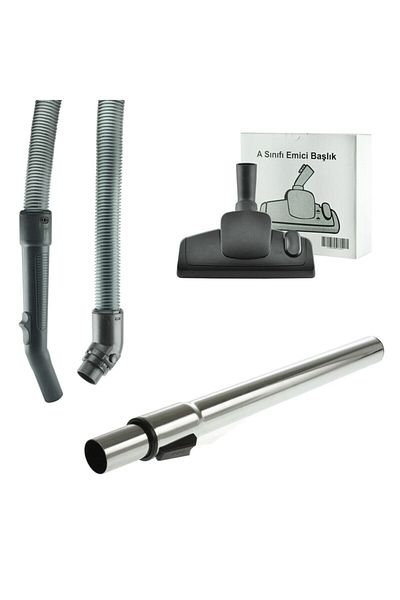 Fantom Silent Ss 2400 Model Vacuum Cleaner Hose and Telescopic Pipe Suction Head Set