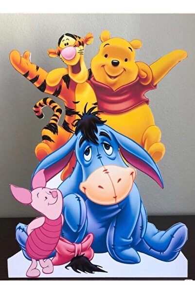 Okarttasarım Winnie The Pooh Ve Arkadaşları Masaüstü Ayaklı Pano