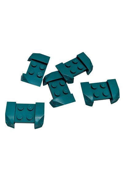 LEGO Original Accessory Custom Moc Mudguard 2 X 4 Automobile Turquoise Fender Light 2 Pieces Will Be Sent
