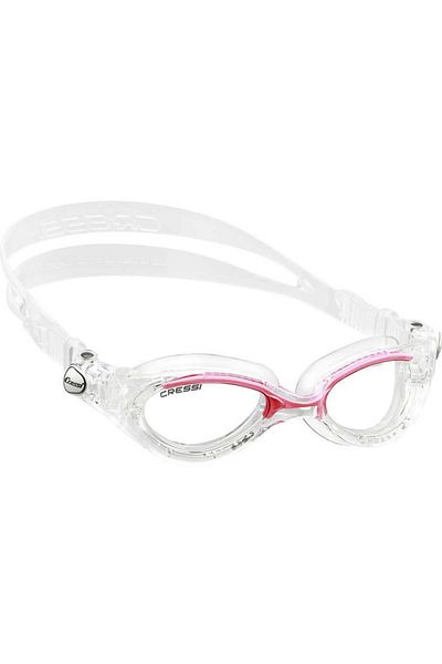 Cressi Flash Lady Adult Sea Glasses - CLEAR PINK