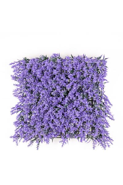 Herdekora Yapay Nergis Bitki Tabaka Mor 50x50 Cm. Uv Korumalı - Dış Mekan Uyumlu