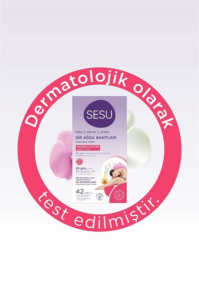 Sesu 42 Pack Sensitive Skin Efe Waxing Strips