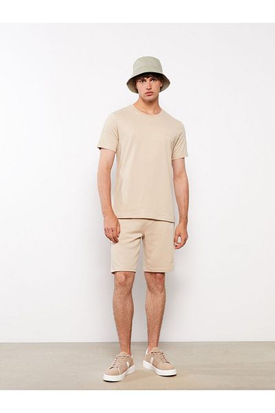 LC Waikiki Ανδρικό σορτς Slim Fit - με λεπτομέρεια γραβάτας