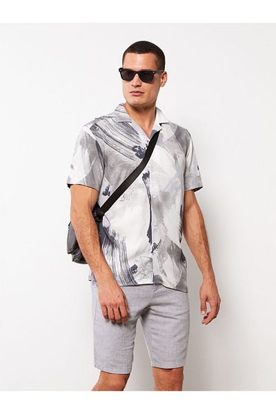 LC Waikiki Men's Slim Fit Shorts - Tie Detailed