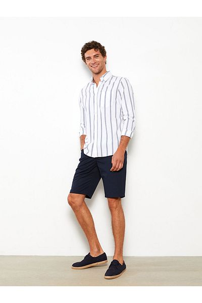 LC Waikiki Gabardine-Herrenshorts – Standardgröße
