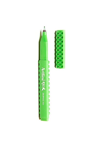 artline قلم رسم ستيكس أصفر أخضر