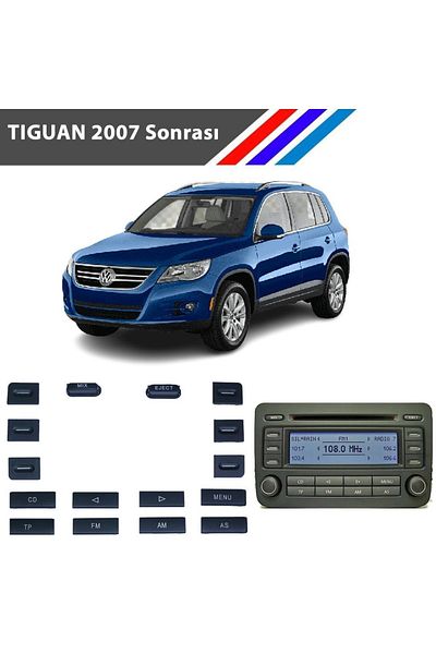 ELG Vw Tiguan Radio Cd Player Keypad 16 Pieces After 2007