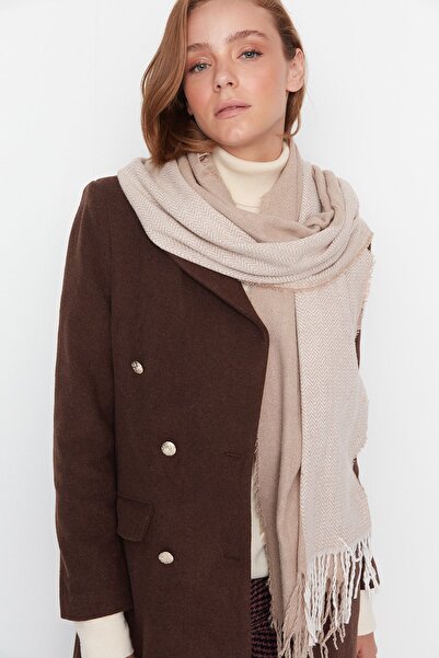 Trendyol Collection Brauner Damenschal