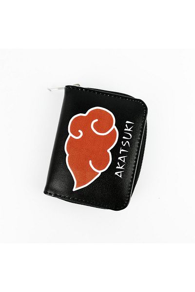 POPULUS Κοντό πορτοφόλι Naruto Shippuuden - Akatsuki Cloud Logo