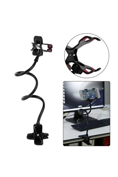 Clifton Akrobat Telefon Tutucu Spiral Gövdeli Oynar Başlıklı Oto Araç, Masa Ü...