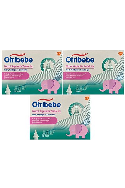 Otribebe Nazal Aspiratör Yedek Ucu 10'lu 3 Adet