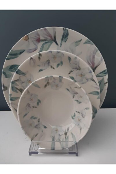 Kütahya Porselen Ent Otel Nanopearl 24 Parça 883519 Dekor Yemek Takımı