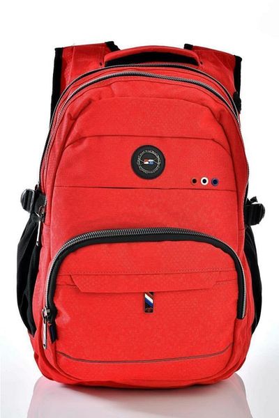 Relaxion 2236 School Backpack Red