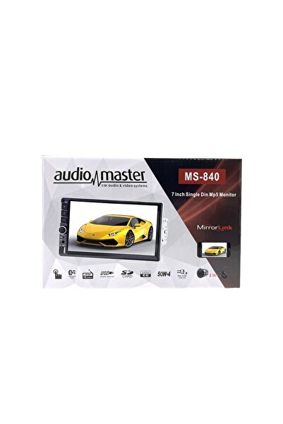 audio master Audiomaster Ms-840 Tek Dın Kasalı Double Teyp