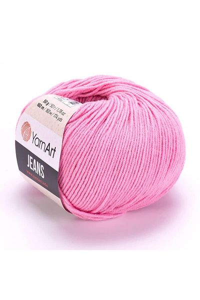 NevAvm Yarnart Jeans Νήμα Πλεξίματος Μωβ Ραφής (50 γραμμάρια 160 μέτρα)
