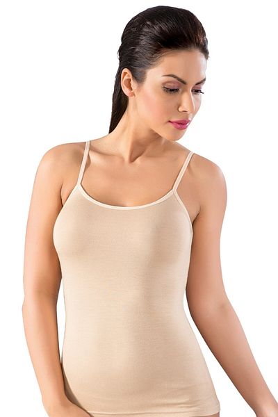 LÜXDRM Economic Pack of 5, Bamboo Fabric, Rope Strap, Lycra Women's Undershirt